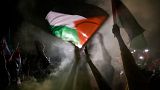 İstanbul'da Hamas'a destek gösterisi