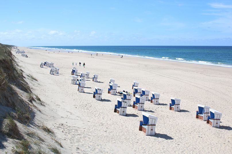 Sylt has 40 kilometres of beaches for bracing seaside walks and iconic sand dunes known as ‘kniepsand’.