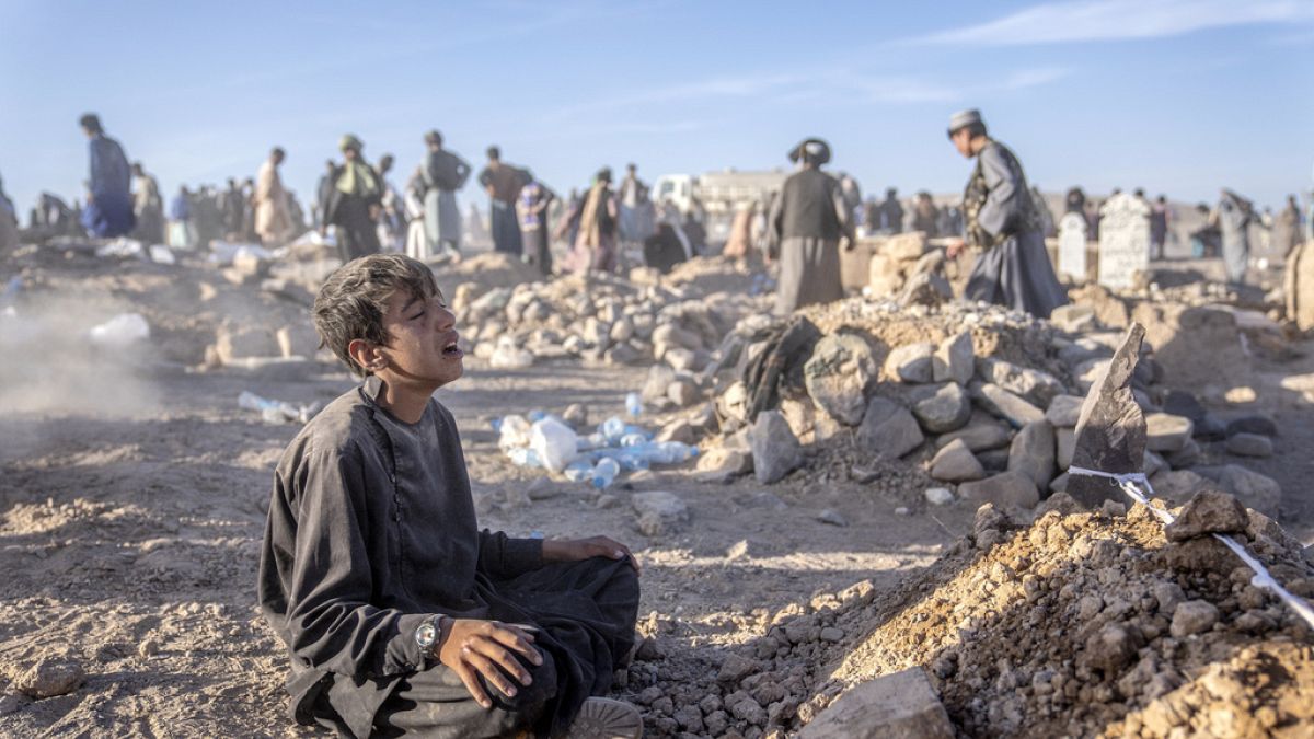 Distruzione e disperazione in Afghanistan. 