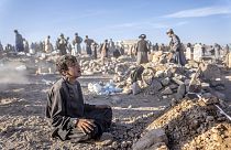 Distruzione e disperazione in Afghanistan. 