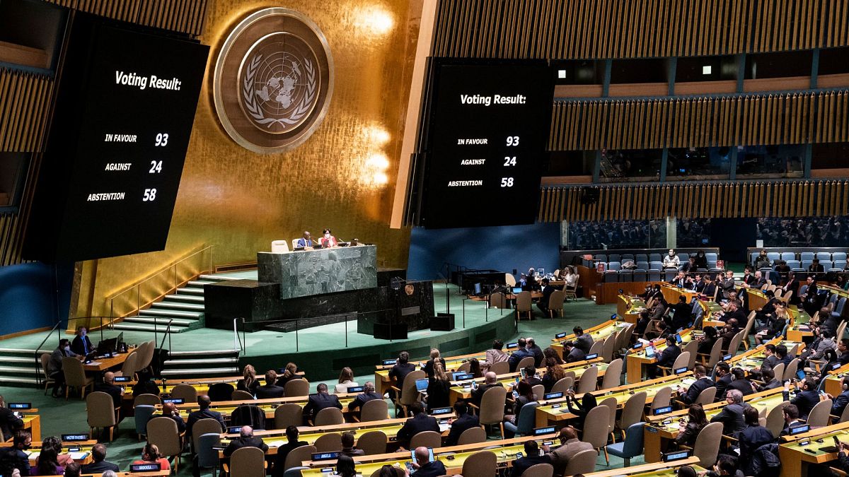 جلسه تعلیق روسیه از شورای حقوق بشر سازمان ملل متحد در جلسه مجمع عمومی این سازمان در آوریل ۲۰۲۲