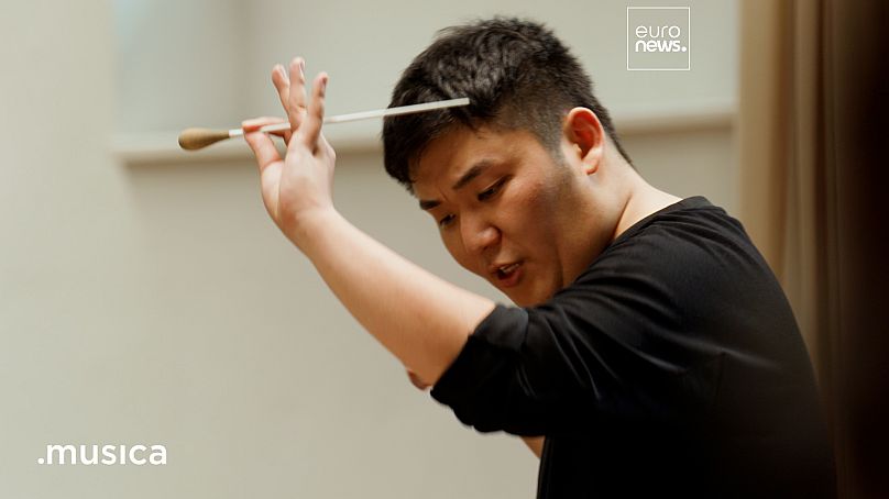 Kankyeol Yoon, en répétition avec la formation Camerata Salzburg