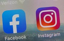 اینستاگرام و فیس بوک دو شبکه اجتماعی متعلق به شرکت متا