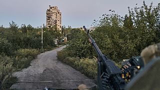 جندي أوكراني في أفدييفكا، منطقة دونيتسك، أوكرانيا، 18 أغسطس 2023