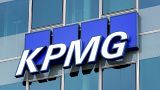 Logo of the chartered accountant company KPMG pictured in Berlin, Germany, Thursday, June 22, 2017.