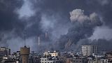 La ville de Gaza sous les bombes israéliennes