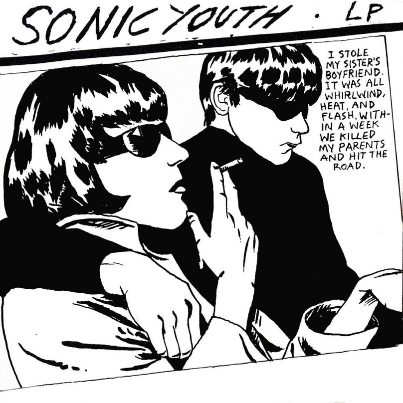 Sonic Youth's "Goo" was the band's first album after signing with DGC Records.