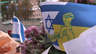 ورود للتضامن أمام السفارة الإسرائيلية في كييف