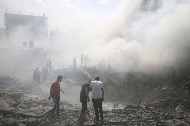 مشاهد الدمار في قطاع غزة