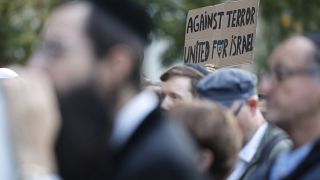 Демонстрация в поддержку Израиля и против терроризма