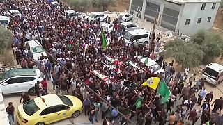 تشييع القتلى الفلسطينيين في نابلس