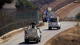 ENSZ-békefenntartók őrjárata az izraeli-libanoni határon