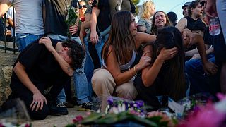 خاکسپاری قربانیان حملات حماس به اسرائيل