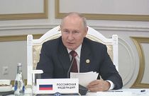 Putin äußerte sich während seines Aufenthalts in Kirgistan zu der Situation im Gazastreifen.