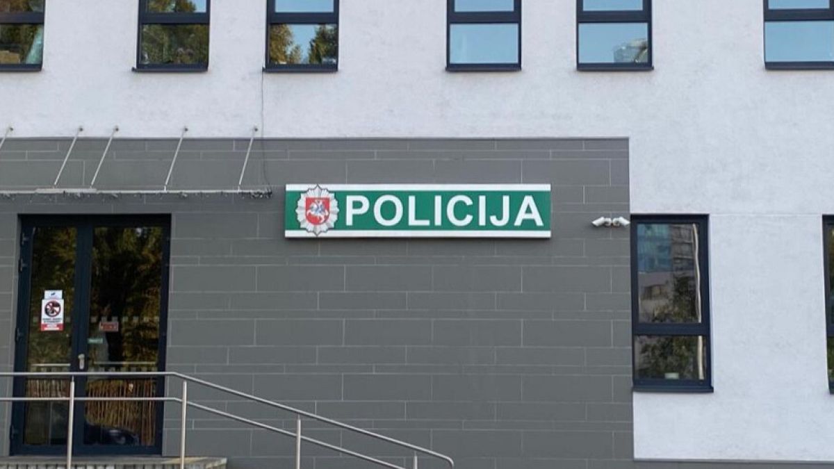 A police station in Lithuania.