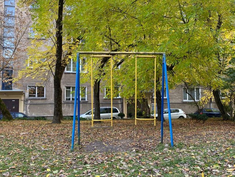 A playground in Vilnius, Lithuania.