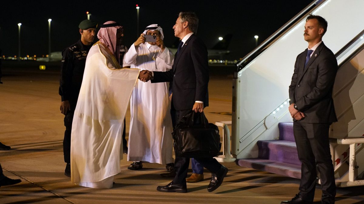 ABD Dışişleri Bakanı Antony Blinken, Orta Doğu turu kapsamında Suudi Arabistan'da