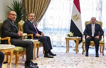Dışişleri Bakanı Hakan Fidan, Mısır Cumhurbaşkanı Abdülfettah el Sisi tarafından kabul edildi