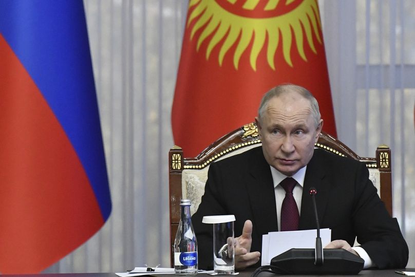 Putin in Kirzighistan. (13.10.2023)