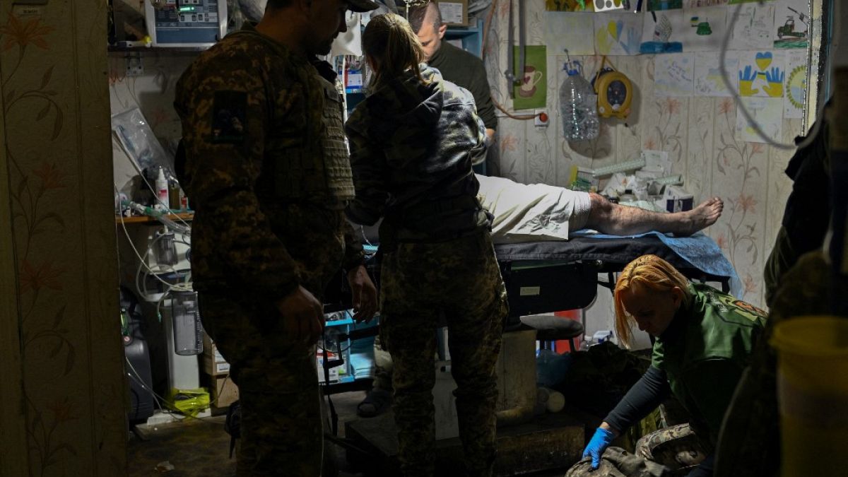 Soldado ucraniano tratado na região de Donetsk