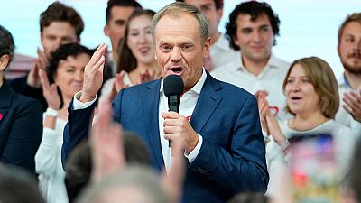 Donald Tusk, chef de file de l’opposition pro-européenne polonaise