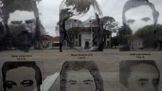 A memorial to victims of the Argentine military junta.