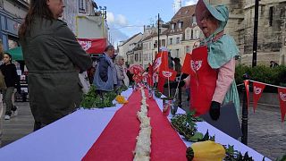 France beats world record for the longest slice of brie. Maybe. 