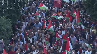 مظاهرات في الضفة الغربية تضامنا من سكان غزة