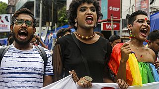 Hindistan'da düzenlenen gay pride