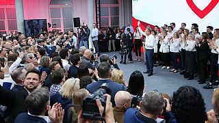 Donald Tusk, Chef der Bürgerplattform, kann sich über ein gutes Abschneiden bei der polnischen Parlamentswahl freuen