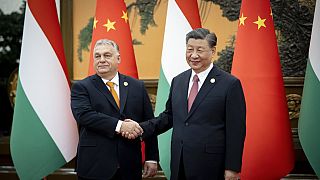 Orbán Viktor és Hszi Csin-ping kínai elnök