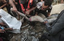 حملات هوایی اسرائیل به خان یونس در غزه