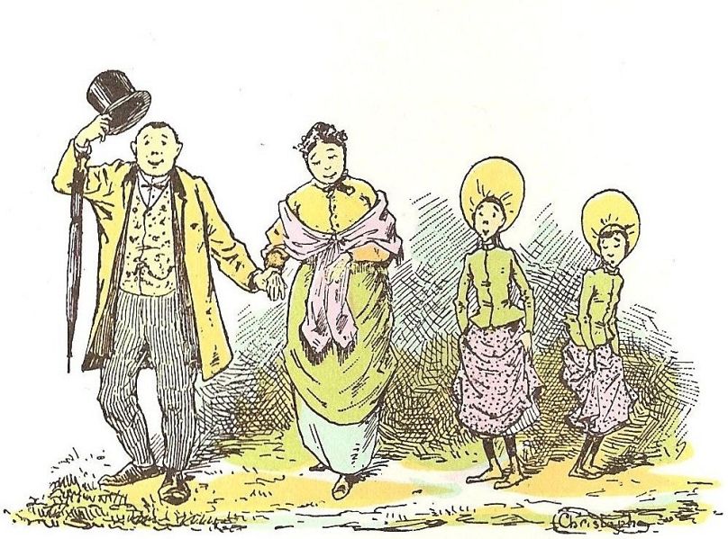 France's La Famille Fenouillard was a satirical depiction of a bourgeois family, first published in a weekly magazine in 1889.