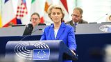 Ursula von der Leyen Çarşamba sabahı Avrupa Parlamentosu'nda yaptığı konuşmada İsrail-Hamas savaşındaki son gelişmeleri ele aldı.