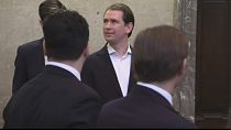 L'ex-chancelier Sebastian Kurz à l'ouverture de son procès