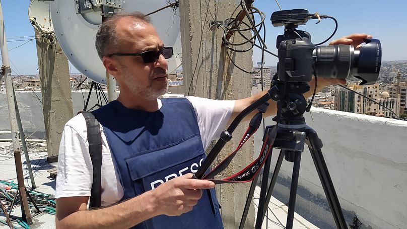FILE: Euronews Gaza correspondent Nebal Hajjo