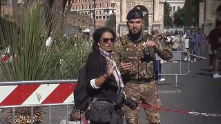 Seguridad en Roma, Italia