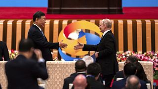 Çin Devlet Başkanı Şi Cinping, Rusya Devlet Başkanı Vladimir Putin 