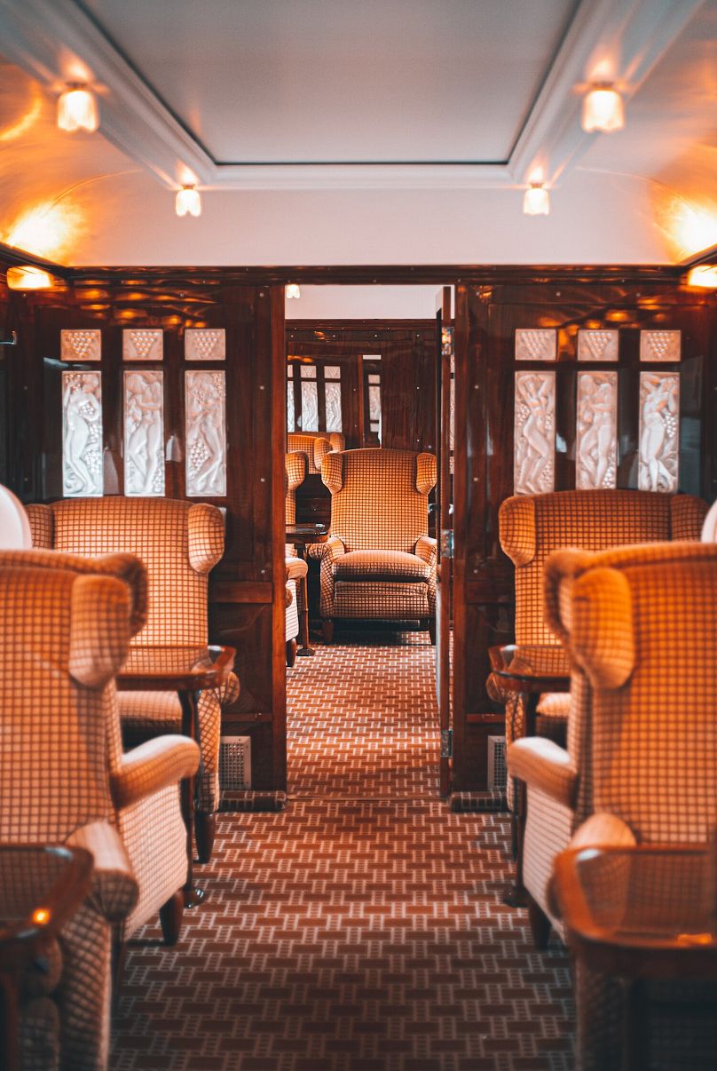 They may ooze opulence, but the restored 1920s carriages of the Venice Simplon-Orient-Express can’t help but carry associations of mystery.