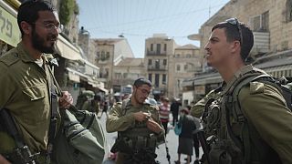 Israeli soldiers in Jerusalem 