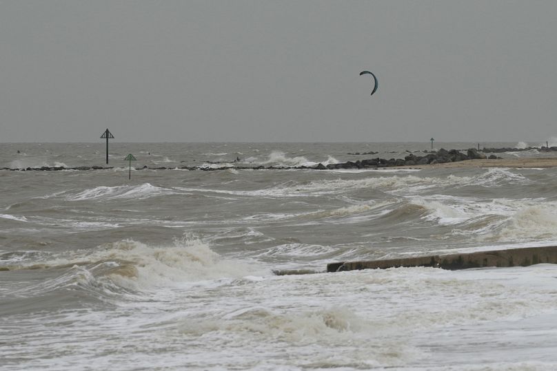 Sturm im britischen Clacton-on-Sea