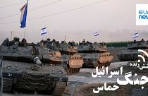 تانک‌های اسرائیل مستقر در مرز با غزه