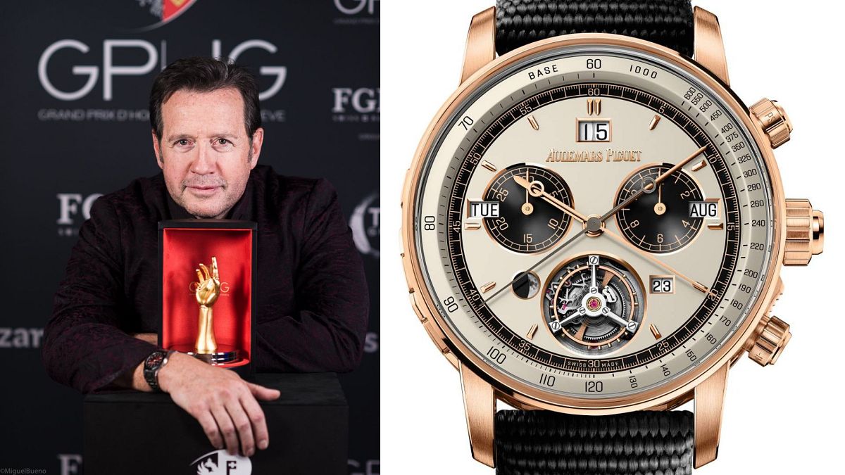 The most distinguished award at the GPHG, the Aiguille d’Or, went to Audemars Piguet for its Code 11.59 by Audemars Piguet Ultra-Complication Universelle RD#4.