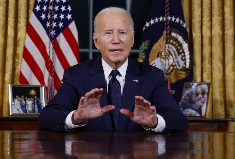 Az amerikai elnök, Joe Biden tévébeszéde 2023. október 19-én