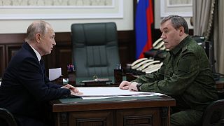 Vladimir Poutine en visite au QG de l'opération militaire en Ukraine, à Rostov-sur-le-Don