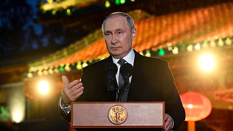 Az orosz elnök pekingi sajtótájékoztatója