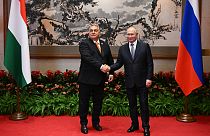 Rus lider Putin ile Macar lider Orban 