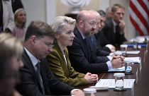 Az európai vezetők a washingtoni tárgyaláson