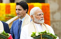 Kanada Başbakanı Trudeau ve Hindistan Başbakanı Modi