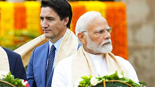 Kanada Başbakanı Trudeau ve Hindistan Başbakanı Modi